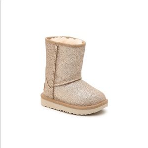Ugg gold glitter boots